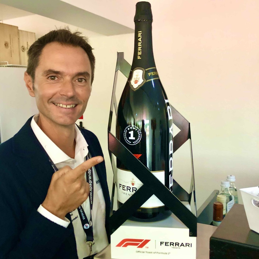 Alessandro Lunelli, eigenaar van het wijnbuis Ferrari Trento.doc in Noord-Italië / foto S.G.