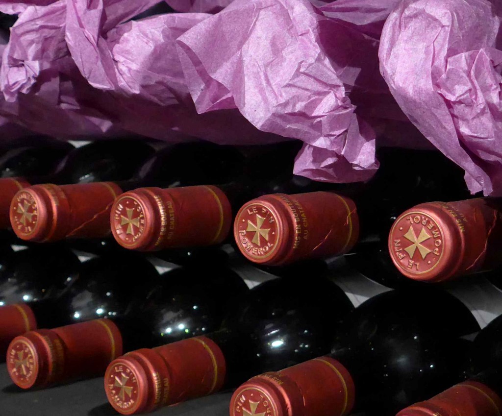 In de schatkamer van Le Pin, Pomerol (foto Margot Van den Bergh)