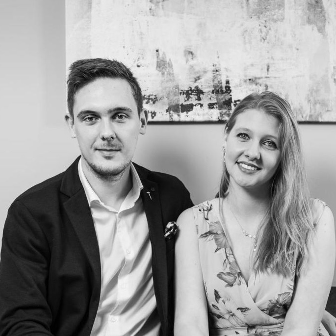Maxime Sanzot en Louise Zordanello / foto Racines
