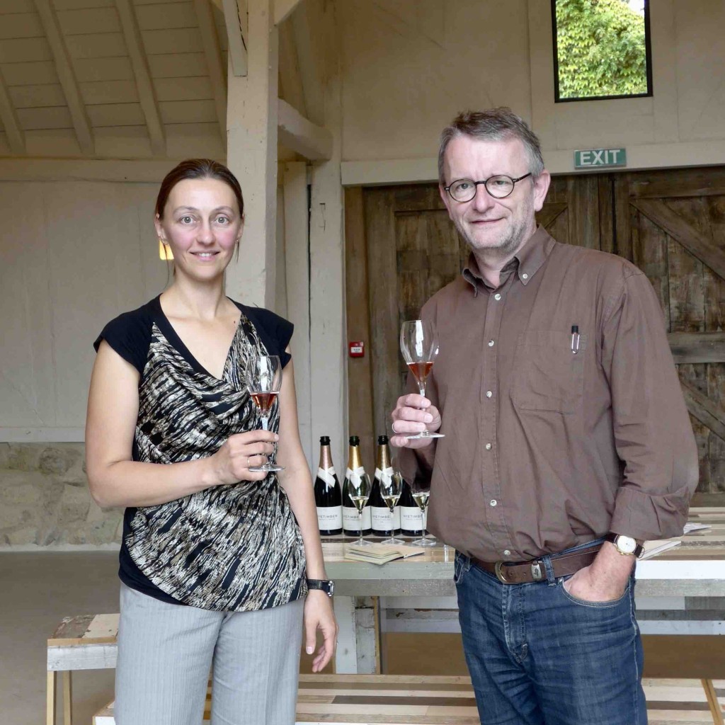 Een tasting met wijnmaakster Cherie Spriggs op het domein van Nyetimber / foto K.V.