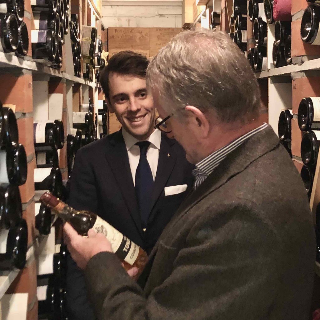 In gesprek met Tom Ieven in de kelder van het Hof van Cleve / foto Jonas Lampens