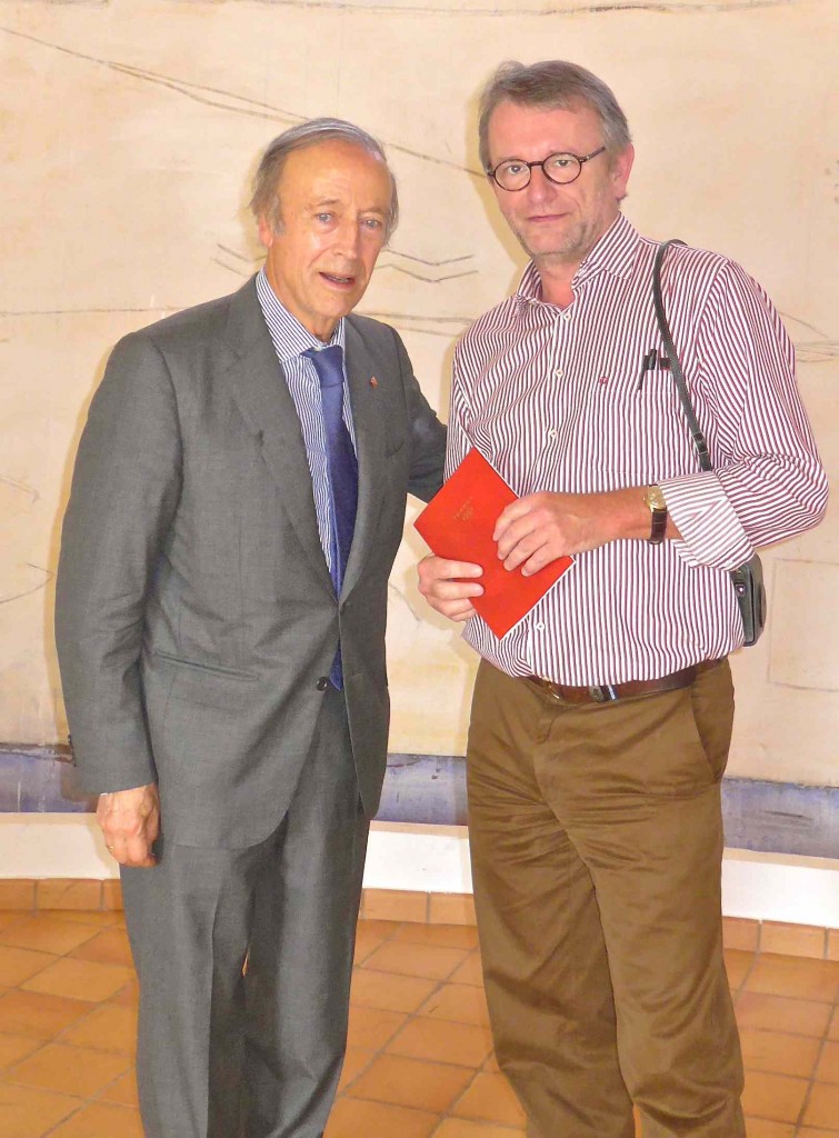Met Miguel Torres sr. op de foto