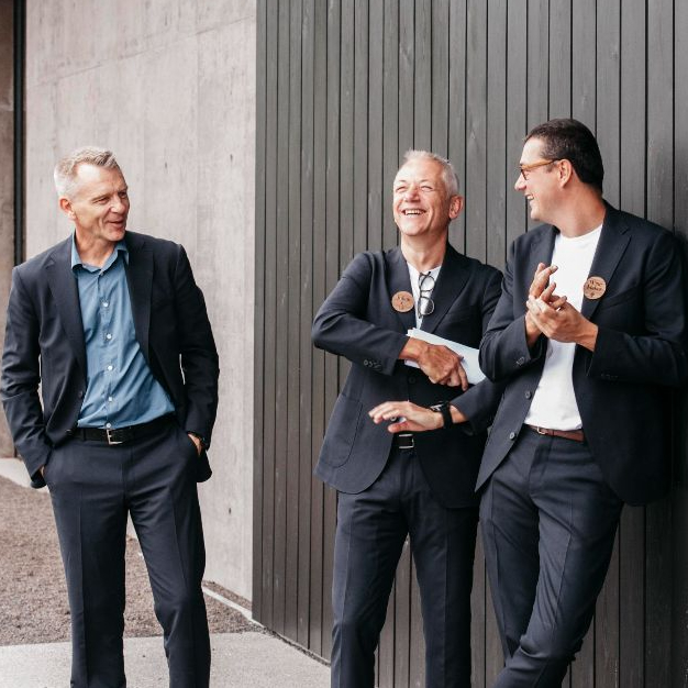 Jan Van Lancker, Johan Stoffels en Pieter Raeymaekers / foto Vinetiq
