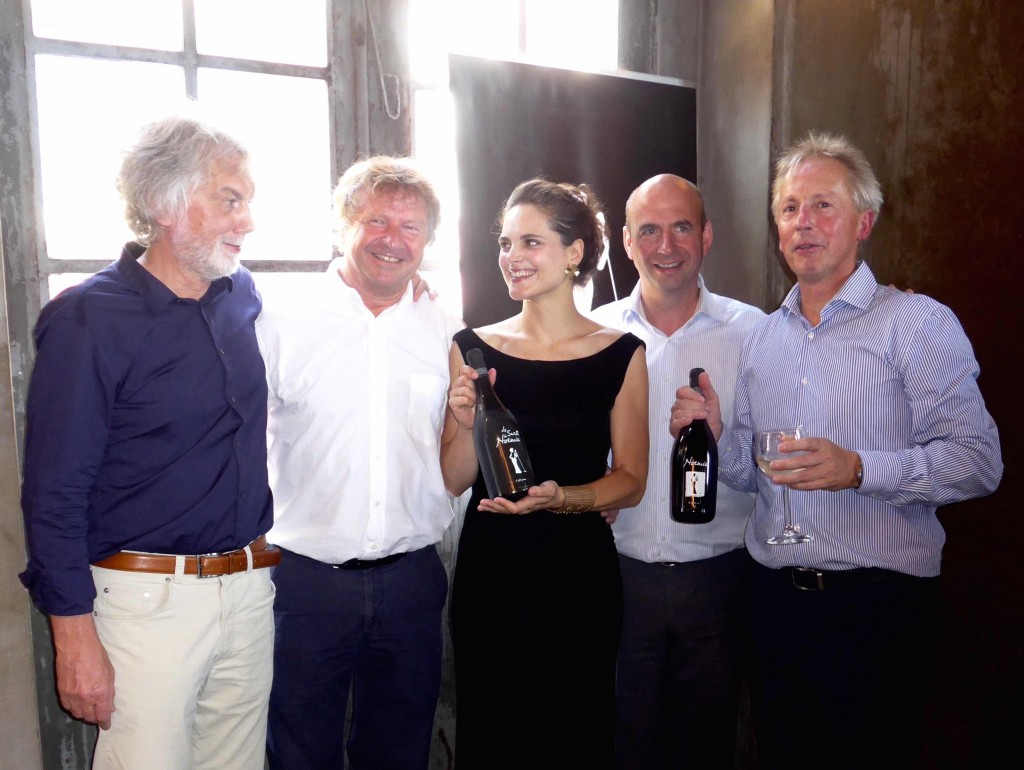 Van links naar rechts Stefaan Wauters, Philippe Deneef, Noémie Schellens, Hans Decroos en Eric Lanin / foto's Stéphane Godfroid