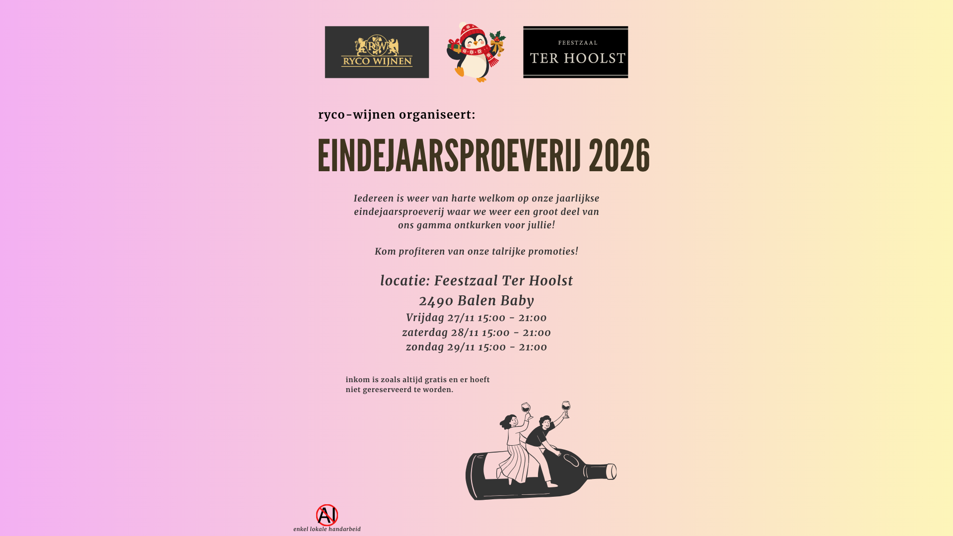 eindejaarsproeverij 2026